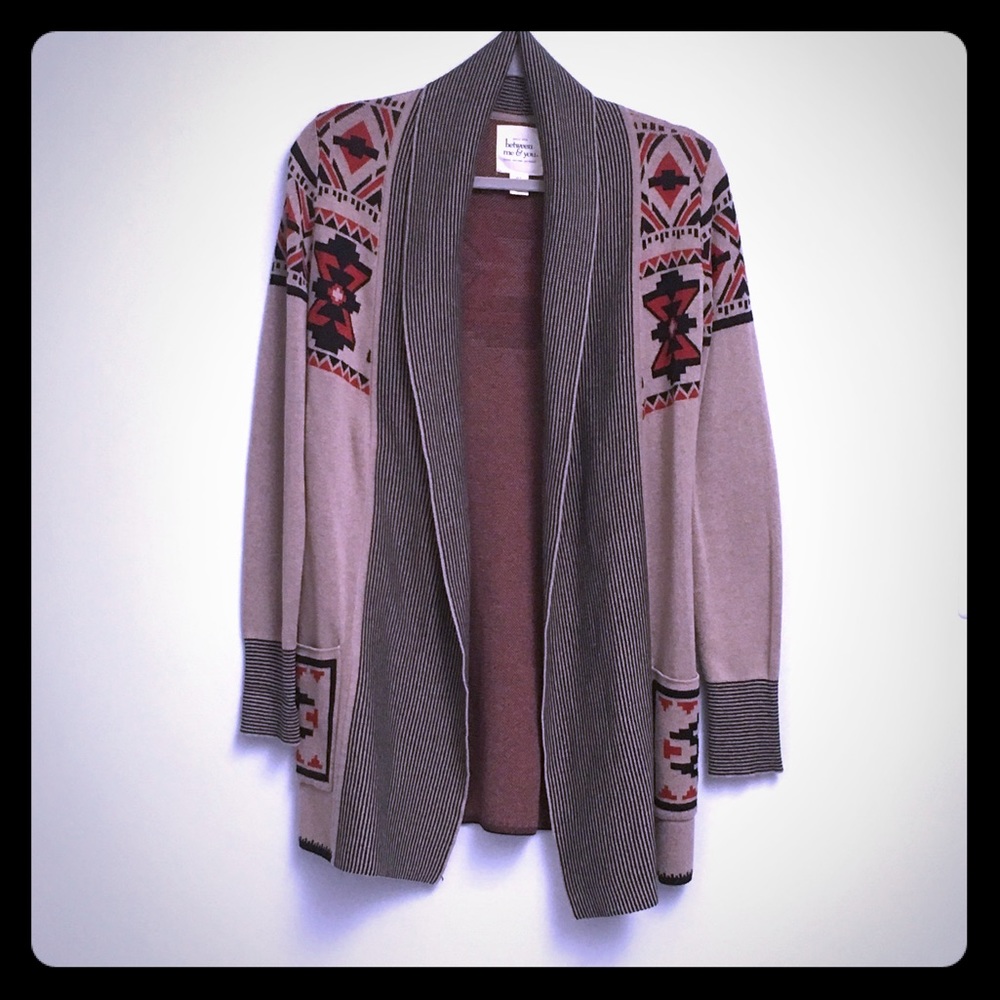 Between Me & You Southwest Sweater Cardigan.